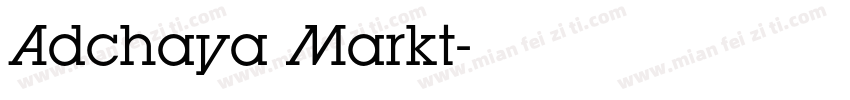 Adchaya Markt字体转换